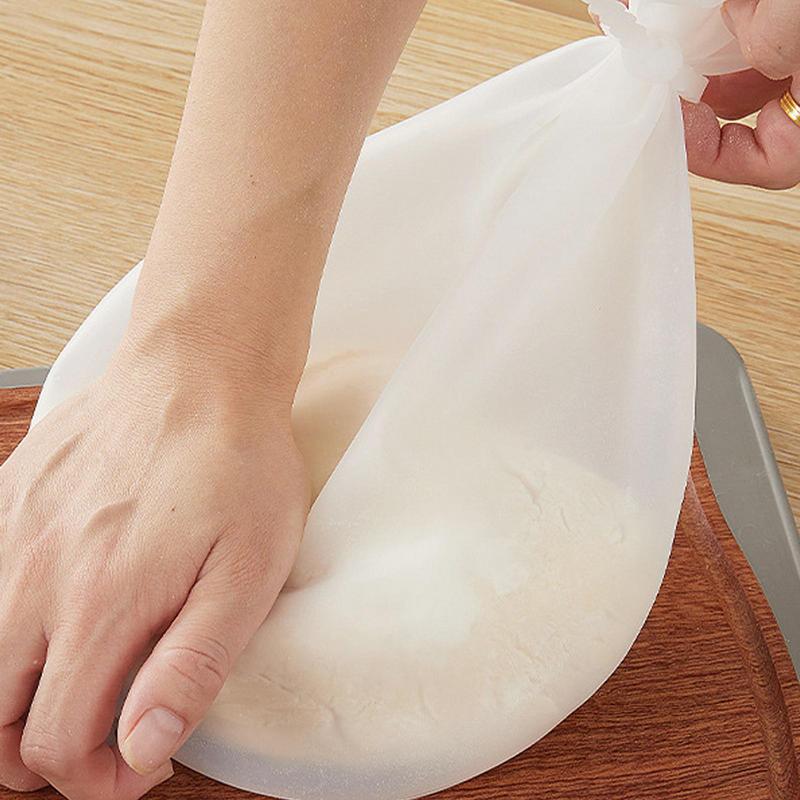 Silikonový sáček na těsto Silikonový sáček na hnětení těsta potravinářské kvality Víceúčelový sáček na míchání mouky na chléb pečivo