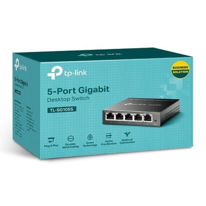 Switch Réseau Tp Link Switch De Bureau 5 Ports 10/100/1000 Mbps