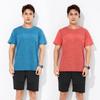 Summer running short-sleeved men's quick-drying breathable professional marathon half-sleeved t-shirt sports fitness training stretch top