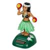 Miniature Girl Home Decoration Car Creative Ornaments Solar Automatic Swing Dancing Doll Jewelry Ornaments Doll Figurines