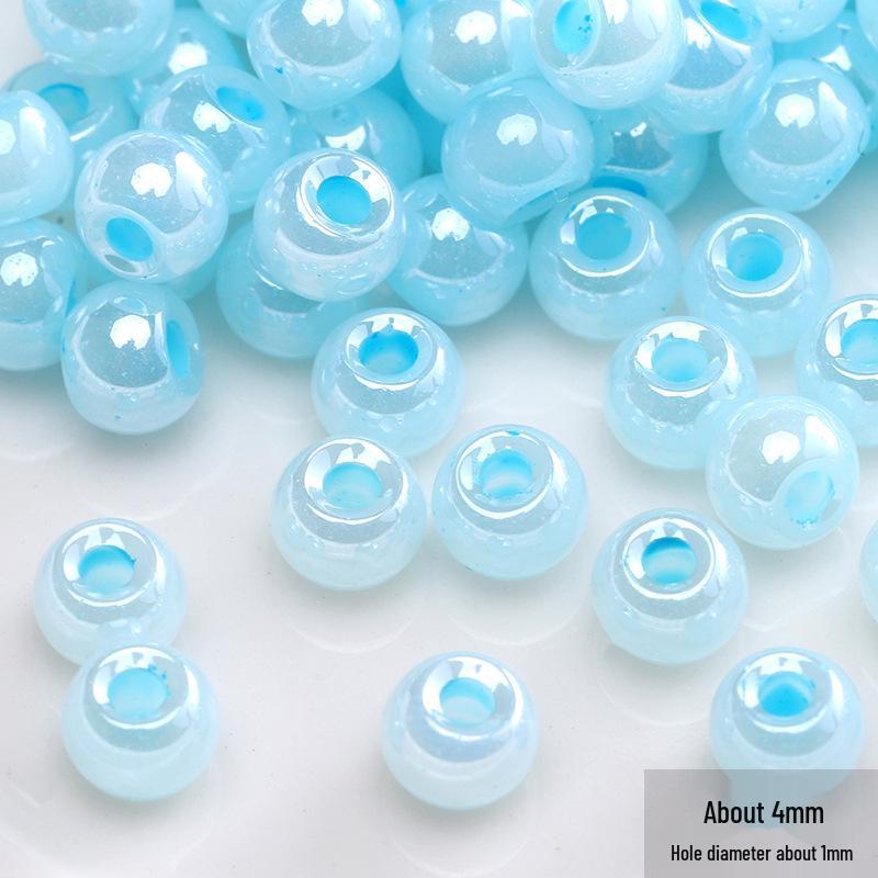 Blauer Glas-Reiskorn-Haarnadel: Handgefertigter Schmuck-Accessoire im antiken chinesischen Stil