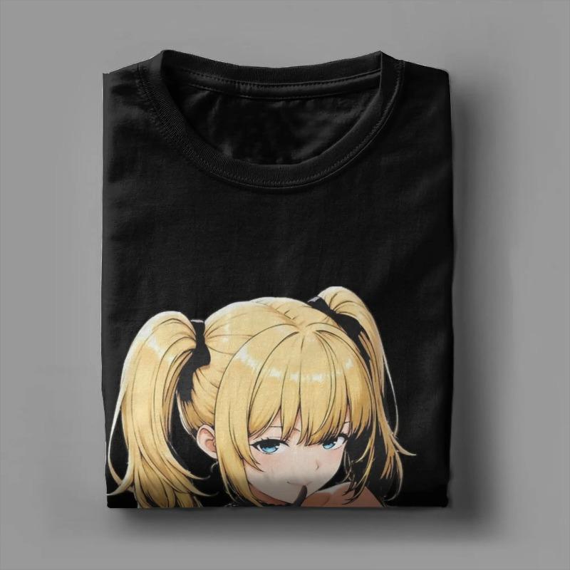 Men T Shirt Grok Ani Sticker Waifu Anime  T-Shirts Hipster Summer Tee Shirt Aesthetic Casual Cotton Clothes Birthday Gift