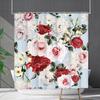 Shower Curtain Waterproof And Mildew-Proof 3D Digital Printing Plant Flower Plant Shower Curtain Bathroom Partition