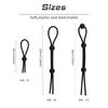 Adjustable Cock Ring Set Love Rings Basic Penis Ring Male Cock Ties Black Designed For Harder Erection Sex Toys Adult Products