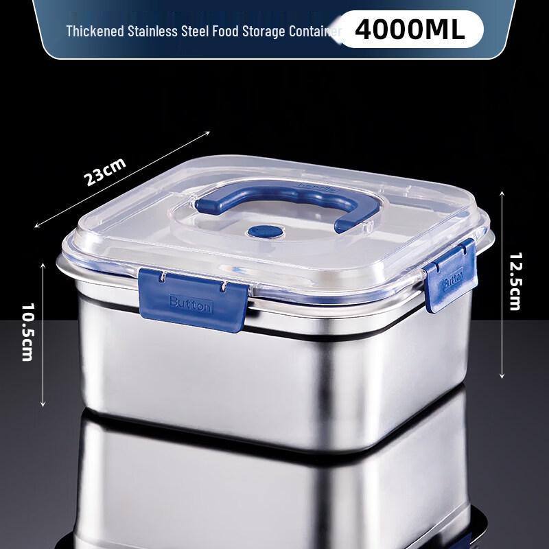 DM Stainless Steel 316 Portable Fresh-keeping Lunch Box