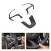 3x Steering Wheel Moulding Cover Trim for Dodge Challenger/Charger 15-21 Carbon