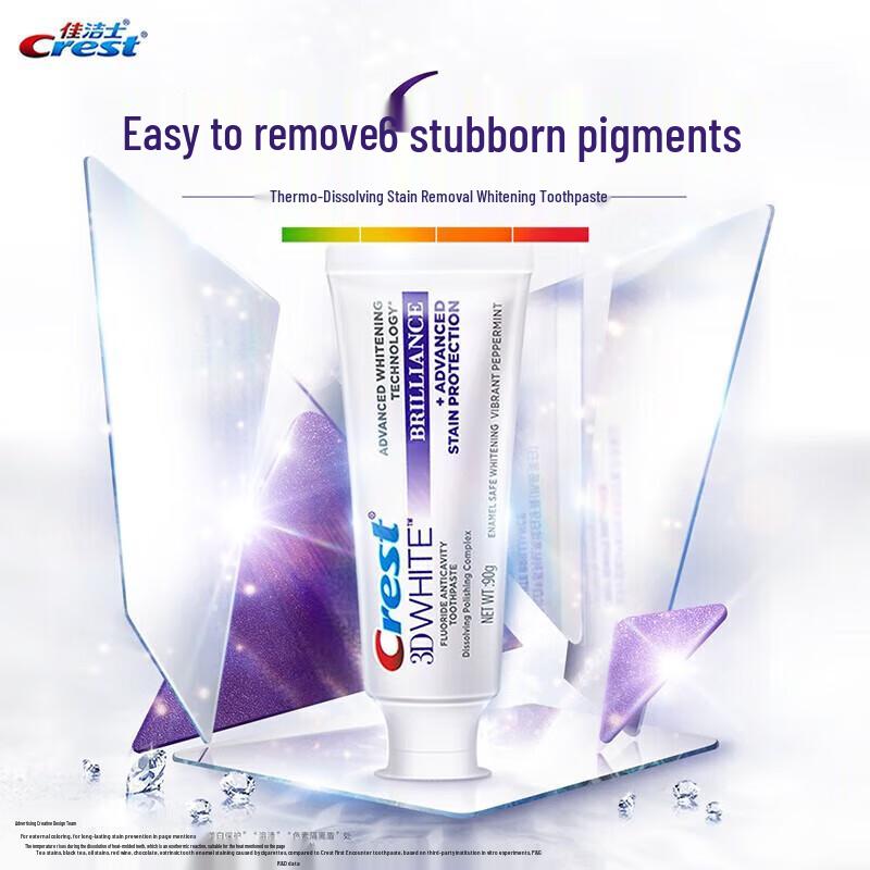 Crest 3D Brilliance Deep Clean Whitening Toothpaste