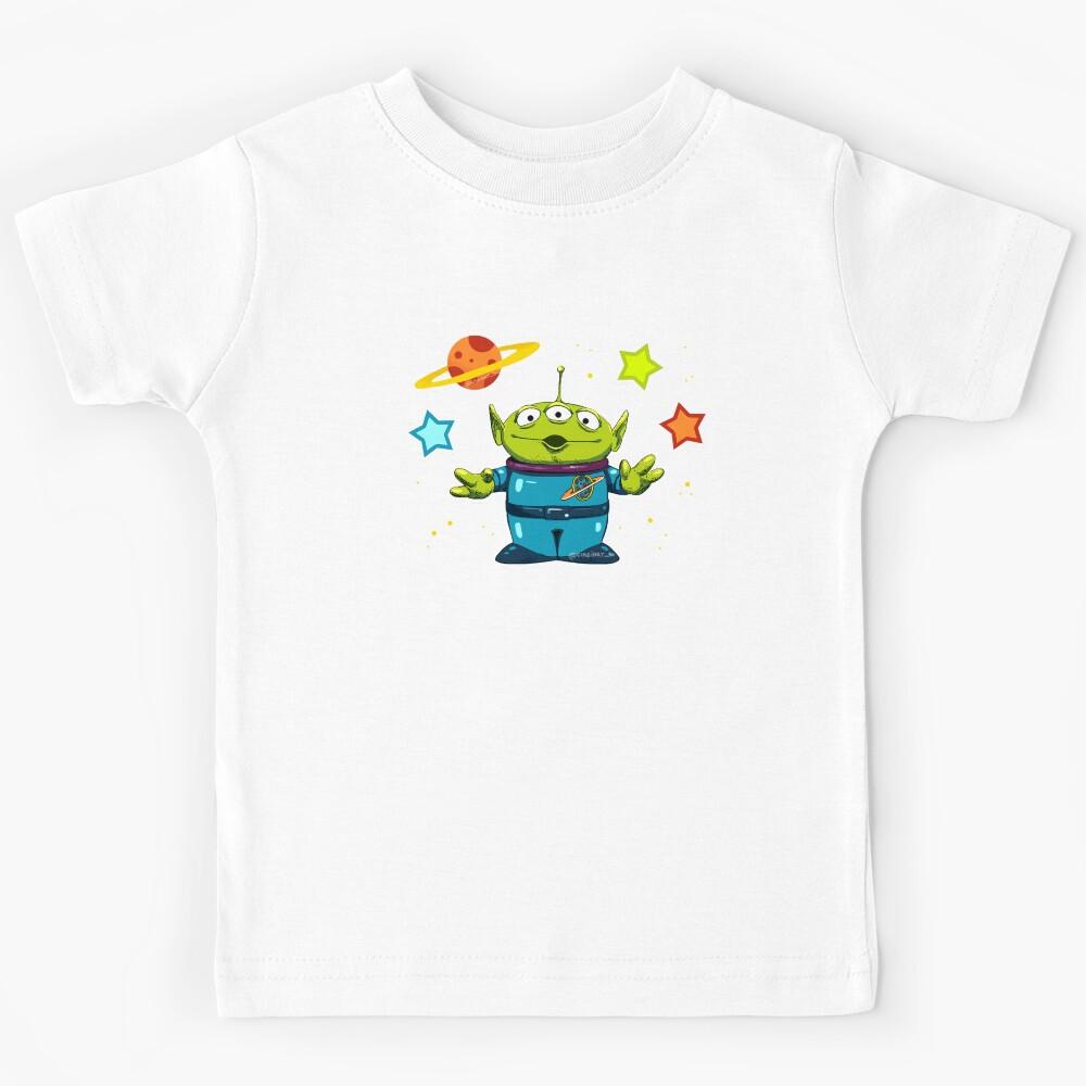 Little Green Man - Pattern Kids T-Shirt 120