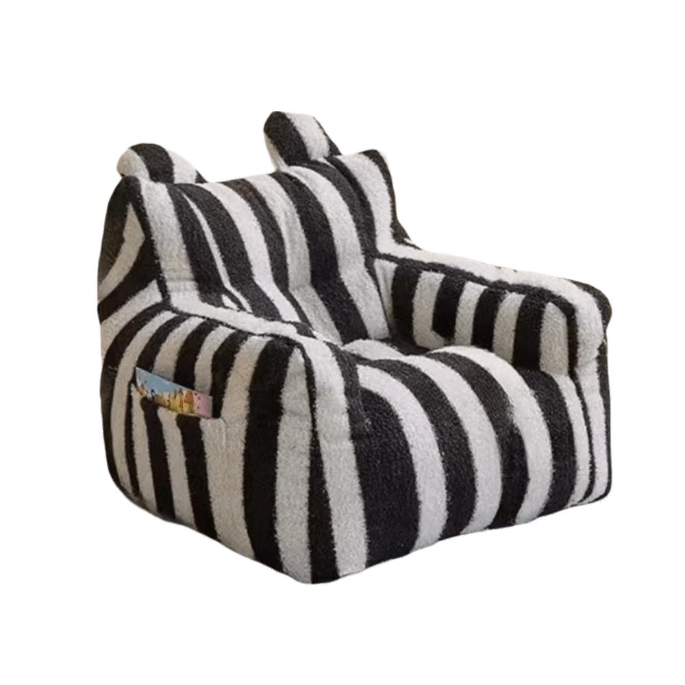 Comfortable Ergonomic Lazy Sofa Soft Fabric Kids Sofa Chair Children's Bear Sofa Bedroom