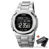 SKMEI 2004 Luxury Digital Watch for Men Sport Calendar Steel Waterproof Electronic Men Wristwatches Led Alarm Clock Reloj Hombre
