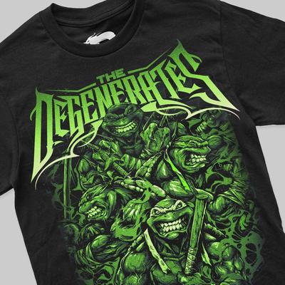 Teenage Mutant Turtles T-Shirt Retro-Stil Nostalgie Geschenk für Männer