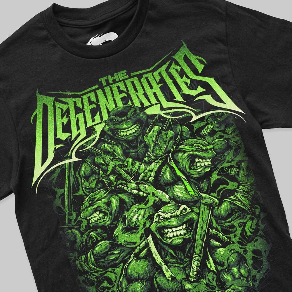 

Turtles teenage mutant t-shirt retro style nostalgia gift for men L