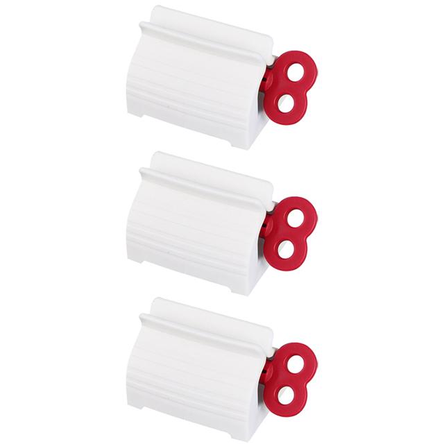 3/1 ks Odšťavňovač zubní pasty Přenosný ruční odšťavňovač Nástroje na odšťavňování Zubní pasta Tuba Dávkovač čisticího prostředku na obličej Držák Koupelnové doplňky