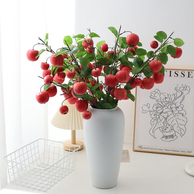 Simulation Fruit Apple Entrance Flower Arrangement Decoration For Home Decor