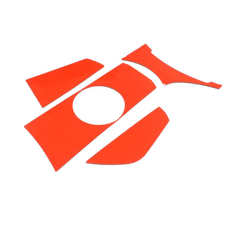 Stil fibră de carbon moale pentru mașină, control central, suport pentru pahare de apă, capac decorativ, autocolant pentru BMW X3 E83 2006-2010, accesorii