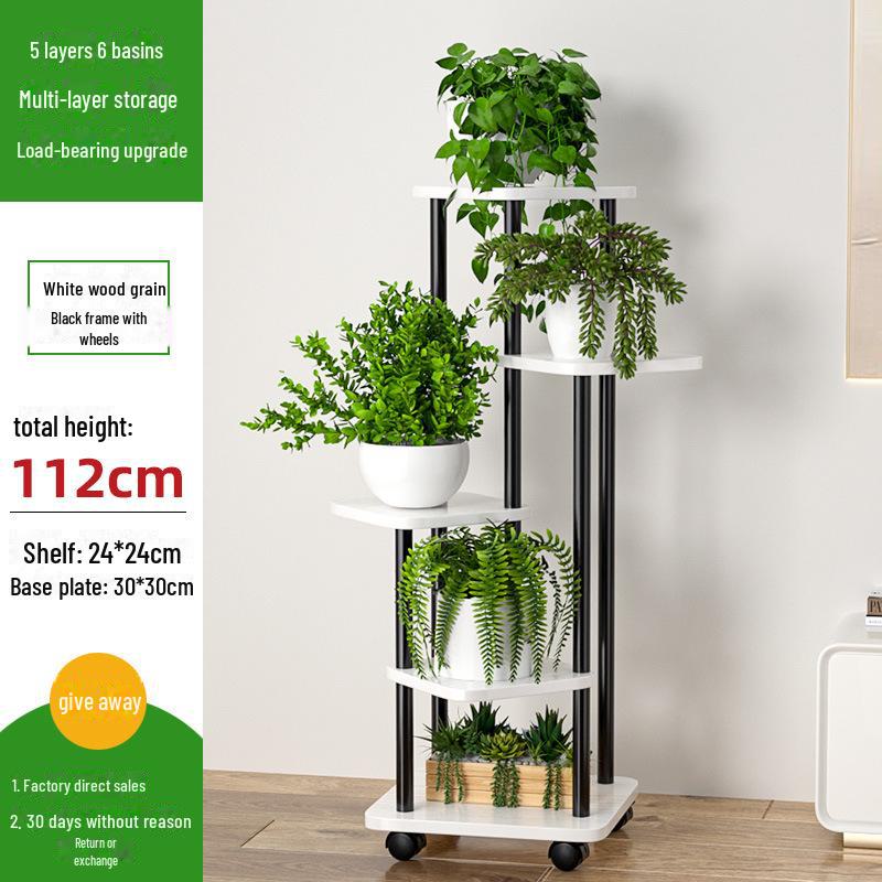 Cross-Border Multi-Layer Indoor Flower Rack for Living Room or Balcony