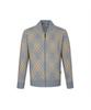 Daks Shirts Wool Blend Shawl Collar Check Full Zip_Dlw1Swzu113B1