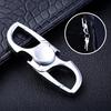 Car Keychain Heavy-Duty Metal Keychain Fidget Spinner with Bottle Opener 3-in-1 Stress Relief Multi-Functional Portable Key Ring Tool