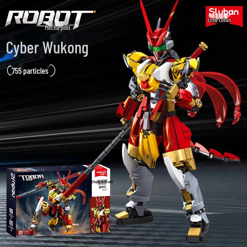 

Cyber Wukong Mecha: Great Sage Warrior Hulk Toy - Model B1180-1