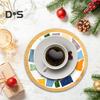 Mosaic Craft Coaster Making Kit for Adults DIY Glass Mosaic Tiles Kits Ceramic Art Bulk Materials Package for Women Kid Seniors Handmade Gifts