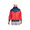 Nike Sportswear Windrunner Colorblock Training Hooded Jacket Men Outerwear Red DA0002-657