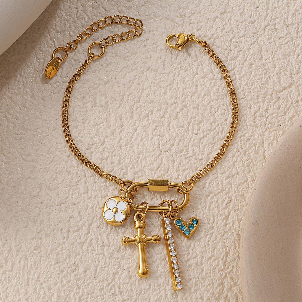 Japan And South Korea Fashion Niche Bracelet Necklace Women'S Personality Design Versatile Jewelry Does Not Fade Popular Trend