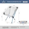 HODTOWN Portable Folding Moon Chair