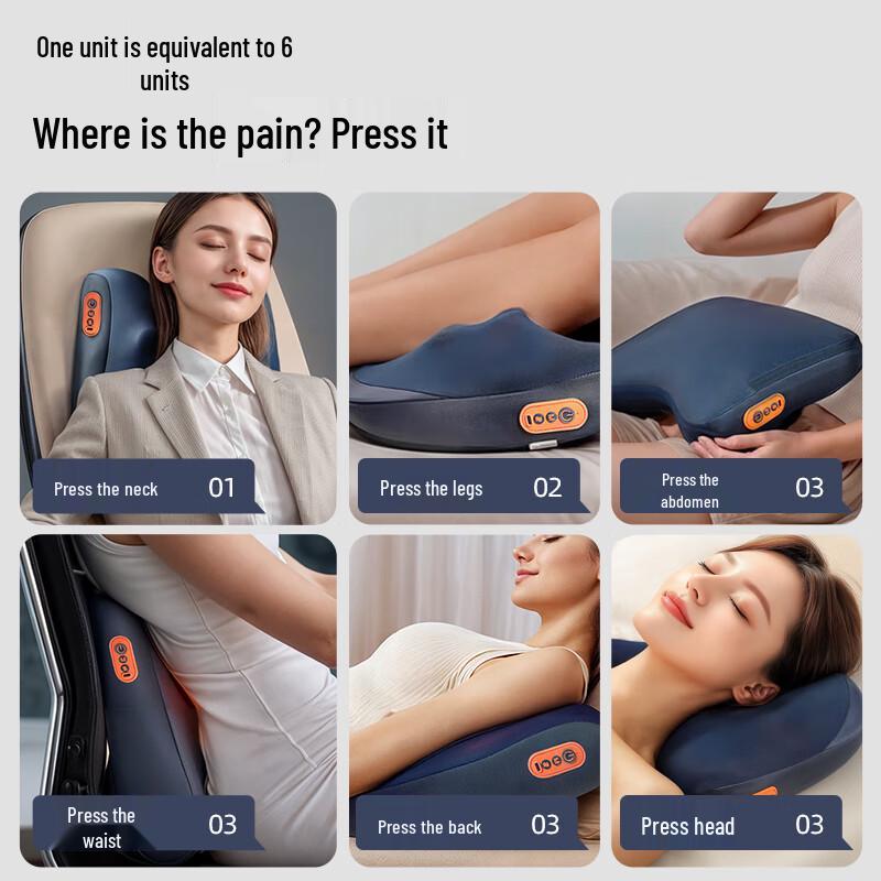 Lenovo Lumbar & Back Massager Cushion