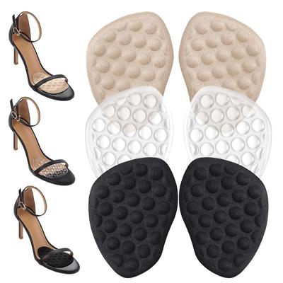 Plantilla para Zapato de Tacón Alto para Mujer Media Plantilla Reduce el Dolor por Fricción Almohadilla de Silicona para Metatarso Almohadillas Antideslizantes para el Cuidado del Pie