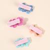 8Pcs Flower Hair Clips Sweet Artificial Double-Floral Hairpin Side Barrette For Girls Children Elegant Headwear Hair Accessories