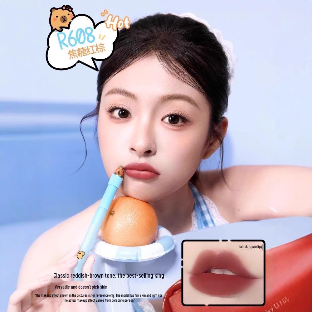 Capybara Colorkey Velvet Matte Lip Glaze for Women