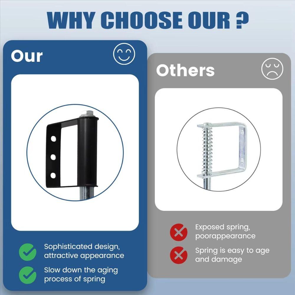 With Brake 360° Rotate Gate Wheels Built-in Double Ball Gate Caster Universal Wheel  Heavy Duty