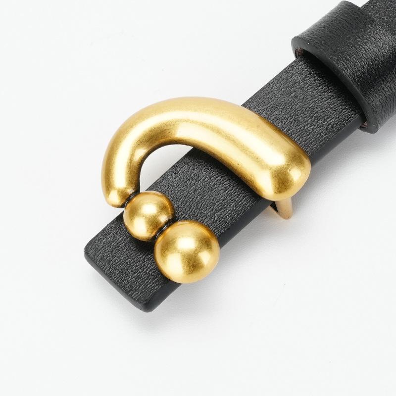 

Women s Belt Suit Casual Dress Accessories Cowhide Creative Smooth Buckle