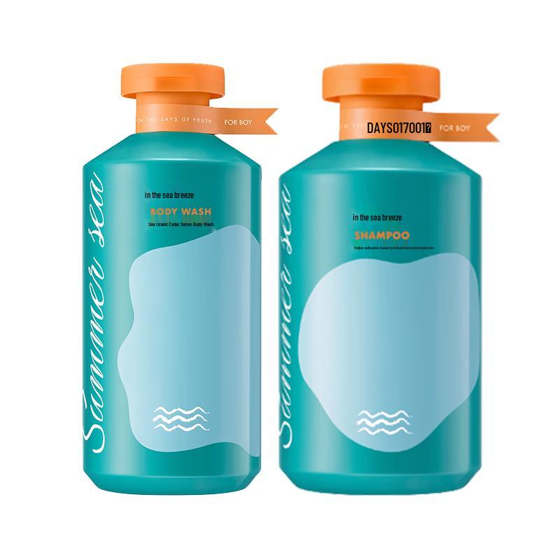 Summer Sea Island Cedar Shampoo & Shower Gel Set