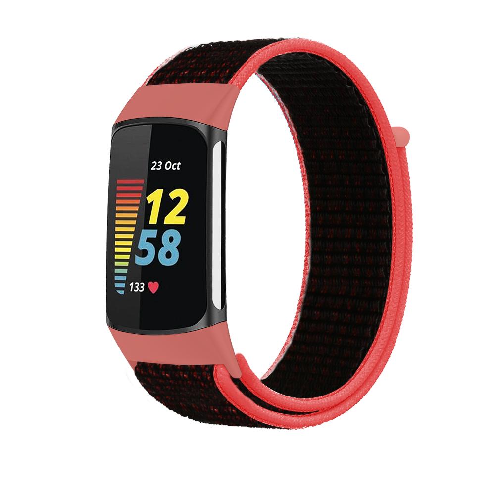 Nylon Strap for Fitbit Charge 6 Smart Watch Sports Nylon Weave Loop Bracelet Wristband Correa Pulsera for fitbit Charge 5 Band