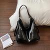 New Spring Senior Sense Silver Travel Backpack Women'S Commuter Shoulder Bag Large Capacity Messenger Bucket Bag