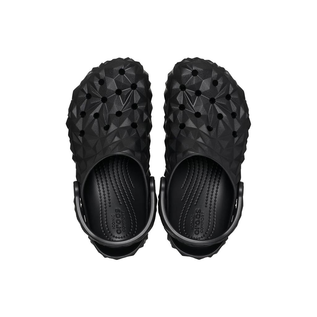 Crocs Classic Geometric Clog Sandals, Black, 22cm