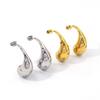 European Luxury Zircon Water Drop Earrings - Elegant Design for Women