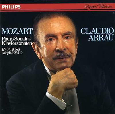 CD WOLFGANG AMADEUS MOZART / CLAUDIO A - Piano Sonatas KV 570 & 576 / Adagio 4111362 Philips Digital 1984 Japan Classical Used