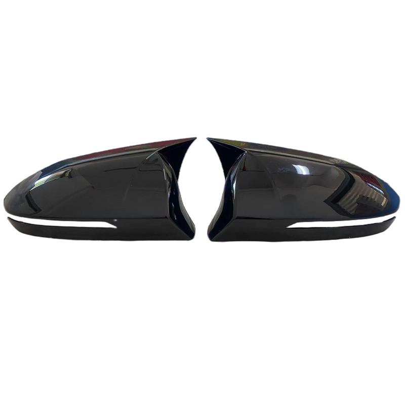 OX Horn Side Wing Mirror Cover Caps for Hyundai Tucson NX4 - Rearview Mirror Cover Shell Trim Add On Car Accessories