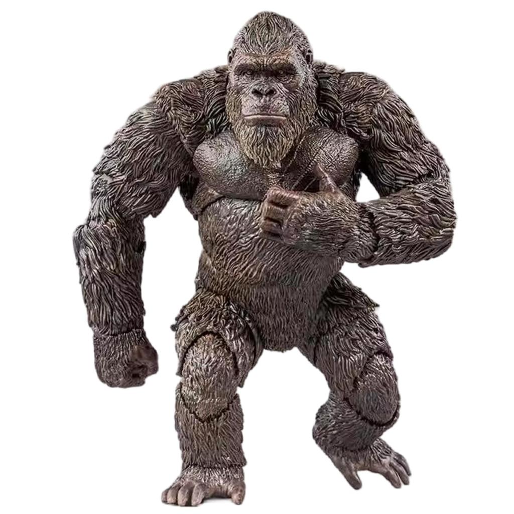 SYXLCYGJ HIYATOYS Exquisite Basic Series Godzilla Kong 2 Personalized Kong Articulated Doll Model vs. 2.0