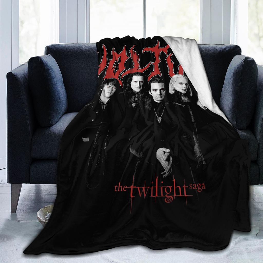 Twilight Saga Heavy Metal Volturi Group Fashion Blanket Movie Fuzzy Novelty Breathable Throw Fashion Blanket for Bedroom Spring Autumn Offic
