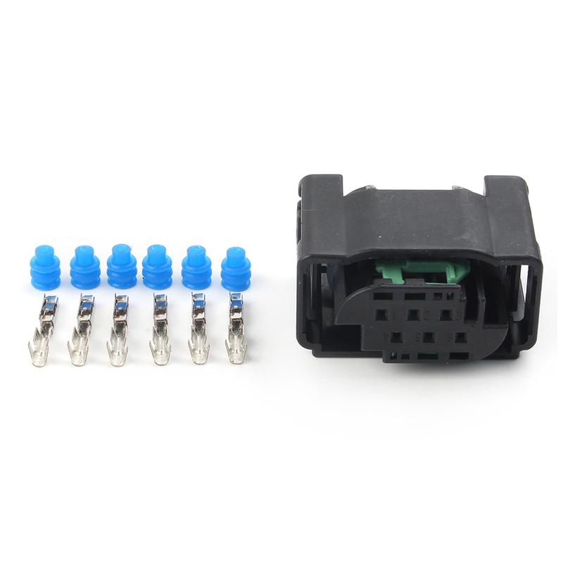 1Pcs New Connector W 6 P and 6 Seals for   Electronic Throttle Body Car Accessories Parts