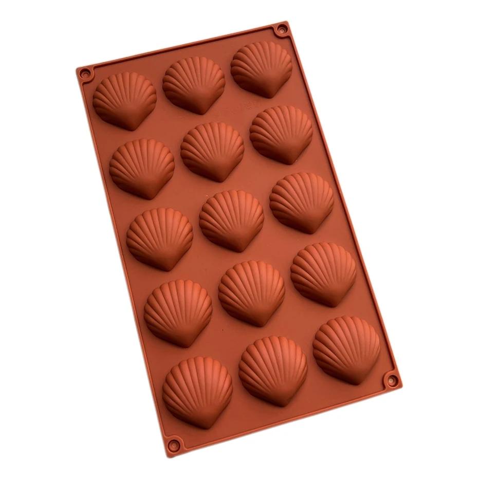 Madeleine Pan Nonstick Silicone Madeleine Molds Shell Shape Baking Cake Mold Pan DIY Bakeware Pan Kitchen Accessories