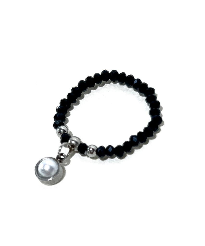 Ssy [3Set] Aztec Bead Ring Black