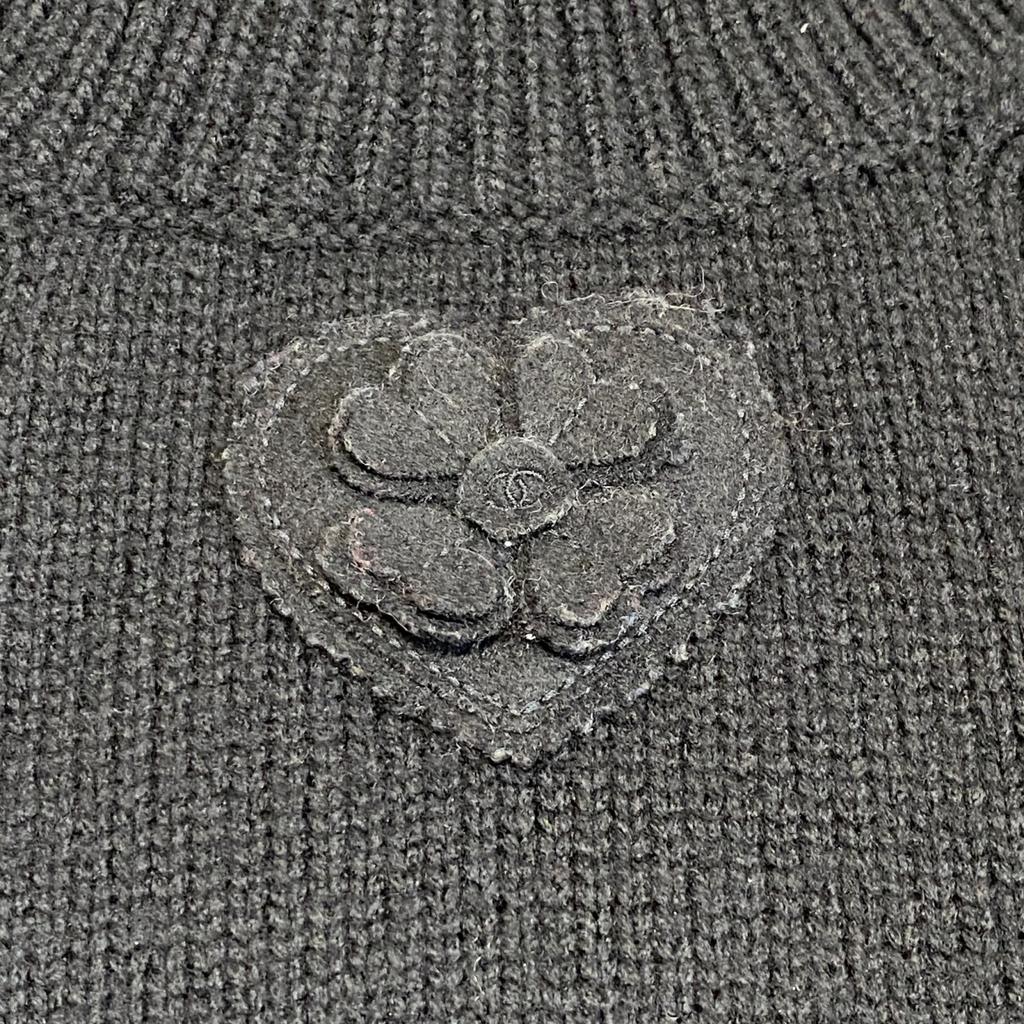Gebrauchter CHANEL-Pullover schwarz Wolle/Kaschmir Damen