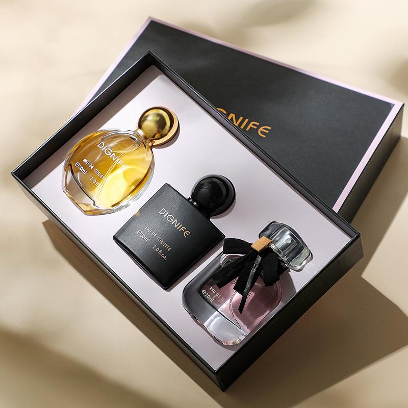 Women's Perfume Gift Box Beautiful Girl Three-piece Set Women's Fragrance Lasting Light Fragrance Fresh Set