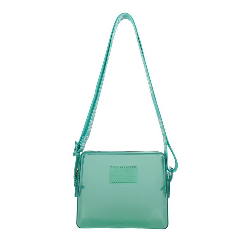 Handbag bag new fashion trendy transparent matte texture women's bag niche women's messenger bag