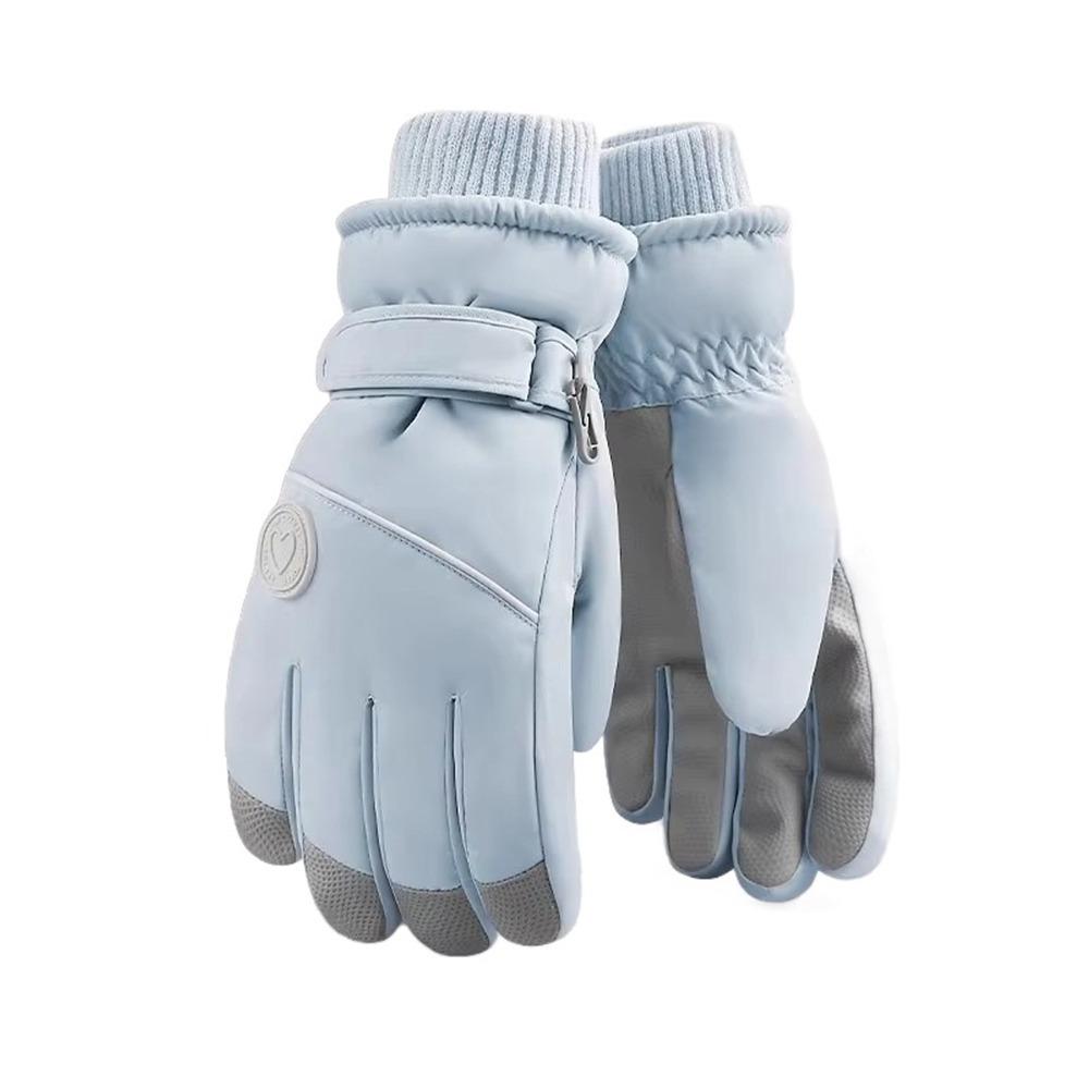 Touchscreen Plush Warm Riding Gloves Fleece Lined Cycling Mitten for Women  Sports