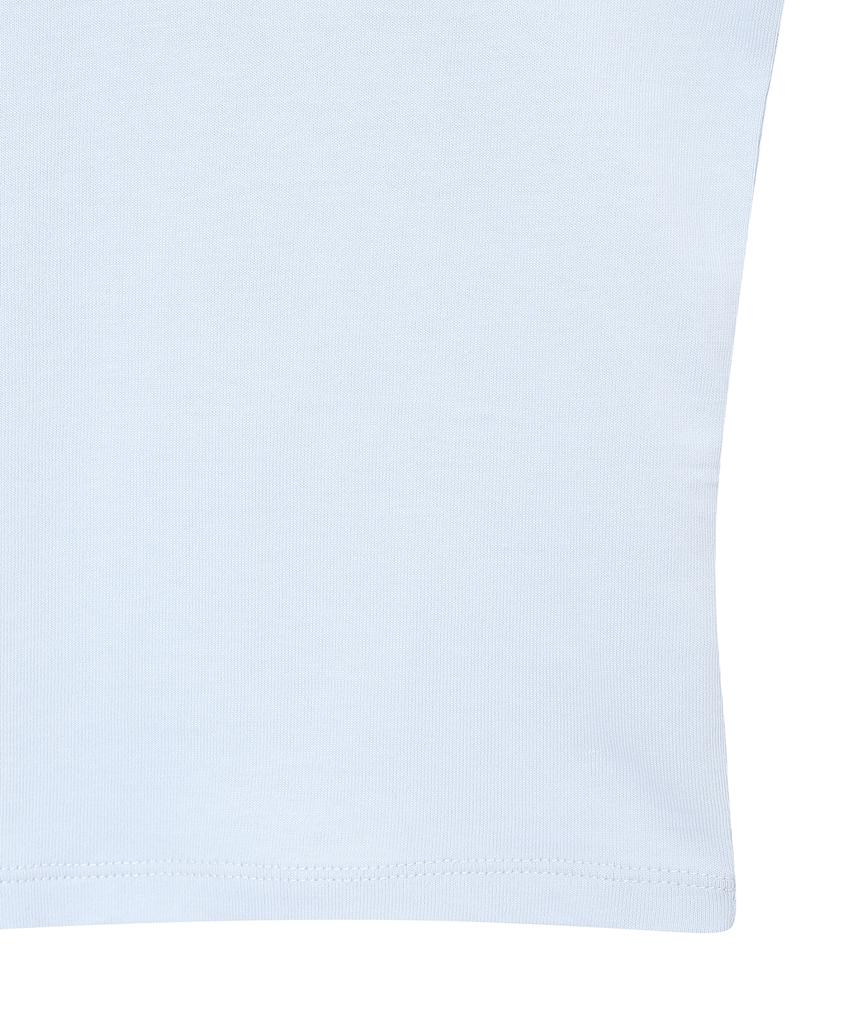 Syupeodeulai Women'S Essentials Logo T-Shirt Sky Blue Sdfiscq01Sbl